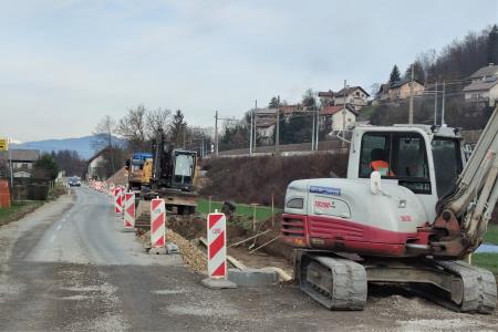 Gradbišče Vodovod Borovnica - Breg ob regionalki