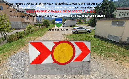 Parkirišče - Gradišnikova_zapora