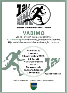 Zakljujček obeleženja 125 letnice športa v Borovnici